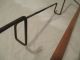 Antique 1910 - 20 ' S Steel Wire&wooden Spindle Bath Tub Kitchen Sink Towel Dry Rack Other Antique Home & Hearth photo 2
