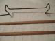 Antique 1910 - 20 ' S Steel Wire&wooden Spindle Bath Tub Kitchen Sink Towel Dry Rack Other Antique Home & Hearth photo 3