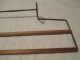 Antique 1910 - 20 ' S Steel Wire&wooden Spindle Bath Tub Kitchen Sink Towel Dry Rack Other Antique Home & Hearth photo 6