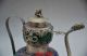 Chinese Copper Inlaid Jade Handmade Dragon Head Flagon Teapots photo 4