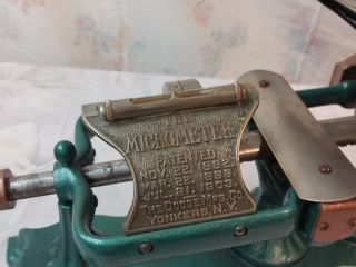 Antique Micrometer Scale The Dodge Manufacturing Co. photo