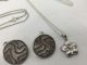 3 Sterling Silver Necklaces W/ Pendants & 3 Pairs Of Earrings 32.  7 Grams Other Antique Sterling Silver photo 3