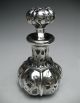 Exceptional Alvin Patented Jan.  5 86 Solid Silver Overlay Glass Perfume Bottle Perfume Bottles photo 2