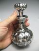 Exceptional Alvin Patented Jan.  5 86 Solid Silver Overlay Glass Perfume Bottle Perfume Bottles photo 7