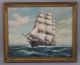 Antique Authentic Signed T.  Bailey,  Clipper Ship O/c Oil Painting,  Nr Other Maritime Antiques photo 1