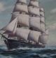 Antique Authentic Signed T.  Bailey,  Clipper Ship O/c Oil Painting,  Nr Other Maritime Antiques photo 3