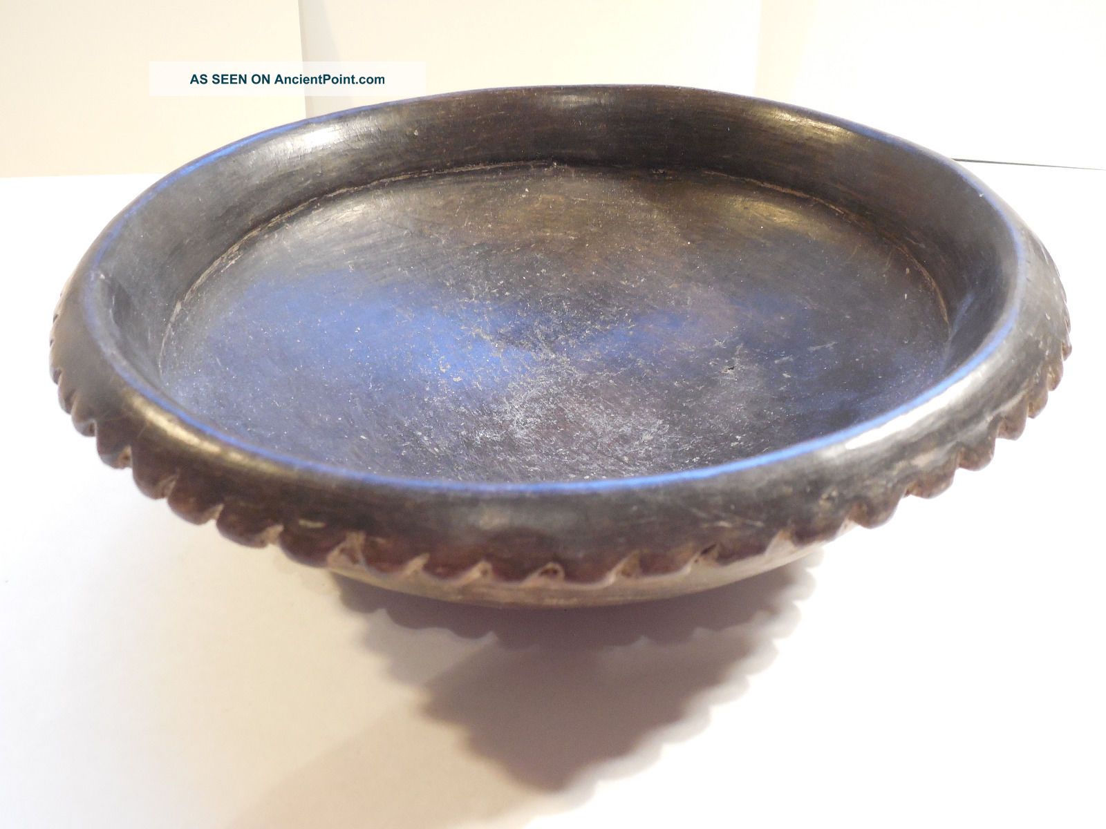 Tlapacoya Aztec Bowl Pre - Columbian Archaic Ancient Artifact Olmec Toltec Mayan The Americas photo