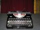 Fabulous Antique Glossy Black Klein Continental Typewriter From1939;.  76years Old Typewriters photo 2