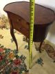 Sewing Stand Antique Flame Mahogany C12pix4size/detail.  Ships $99make Offer 1900-1950 photo 6