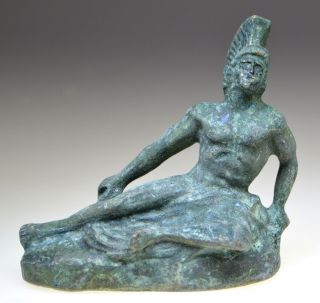 Greco - Roman Bronze Statue Of Achilles photo