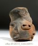Pre Columbian Pottery Female Fertility Figure Head Large Solid Preclassic Mexico The Americas photo 1