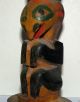Antique Native American Indian Northwest Coast Wood Totem Sculpture No Res Native American photo 10