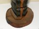 Antique Native American Indian Northwest Coast Wood Totem Sculpture No Res Native American photo 8