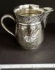 Antique Victorian Osborn & Company Silverplate Ornate Creamer & Sugar Bowl 50 Creamers & Sugar Bowls photo 4