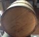 Antique Primitive Rustic Small Wood Nail Barrel Keg 18 1/4 