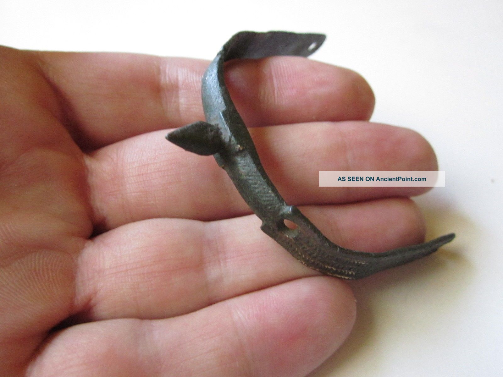 Extreme Rare Ancient Roman Bronze Military Legionnaires Engraving Spurs 1 - 2 Ad Roman photo