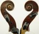 Old Antique German Violin With Great One Piece Back - String photo 3