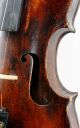 Old Antique German Violin With Great One Piece Back - String photo 5