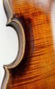 Old Antique German Violin With Great One Piece Back - String photo 8