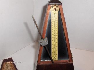 Antique Seth Thomas Metronome De Maelzel No.  309,  9.  5 