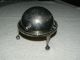 Vintage Silver Plated Butter / Caviar Revolving Dome Dish Made In England Other Antique Silverplate photo 1