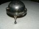 Vintage Silver Plated Butter / Caviar Revolving Dome Dish Made In England Other Antique Silverplate photo 2