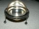 Vintage Silver Plated Butter / Caviar Revolving Dome Dish Made In England Other Antique Silverplate photo 8