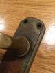 Victorian Front Back Door Solid Brass Lock Handles Antique Old Period Metal Door Bells & Knockers photo 6