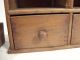 Antique Spice Cabinet Herb Box Apothecary Chest Primitives photo 2