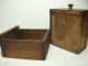 Antique Spice Cabinet Herb Box Apothecary Chest Primitives photo 5