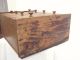 Antique Spice Cabinet Herb Box Apothecary Chest Primitives photo 8