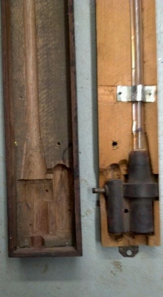 Rare 19th Century Stick Charles Wilder Barometer Woodruffs Pat.  June 5 1860 photo