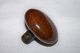 Antique Brown Spattered Mineral? Ceramic Glazed Vintage Door - Knob W/cast Base Door Knobs & Handles photo 2
