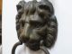 Vintage Harrogate Lion Brass Head Door Knocker And Striker England Door Bells & Knockers photo 3