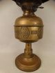Antique Art Nouveau Era Jeweled Brass Converted Arabian Style Oil Lantern Lamp Lamps photo 2