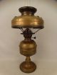 Antique Art Nouveau Era Jeweled Brass Converted Arabian Style Oil Lantern Lamp Lamps photo 4