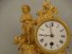 Antique 19thc Victorian French Young Boy Hunter Figural Gold Gilt Mantel Clock Clocks photo 1