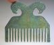 Roman Bronze Zoomorphic Comb Eagle Heads Roman photo 5