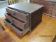 Antique Walnut 3 Drawer Eureka Country Store Spool Cabinet Thread Display Furniture photo 2