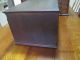 Antique Walnut 3 Drawer Eureka Country Store Spool Cabinet Thread Display Furniture photo 4