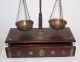 1900s Antique Goldsmith Jewelry Weight Balance Brass Scale For 100gms Wd Box 006 Scales photo 3