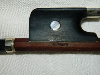 Old Cello Bow Stamped N.  Marie photo