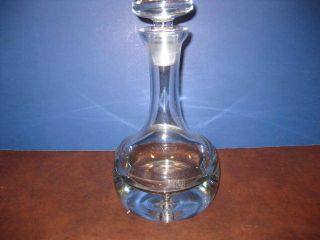 Bb: Antique Krosno Leaded Glass Crystal Decanter - Made In Poland - photo