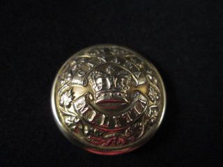 Striking Brass Canada Militia Button - Thomas Carlyle Aston Birmingham England photo