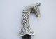Indo Persian Mughal Islamic Sikh Rajput Silver Damascus Dagger Khanjar Jambiya India photo 2