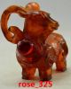 Asia Collectible Decorated Old Handwork Resin Carved Goat Snuff Bottle Sheep photo 1