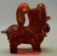 Asia Collectible Decorated Old Handwork Resin Carved Goat Snuff Bottle Sheep photo 4