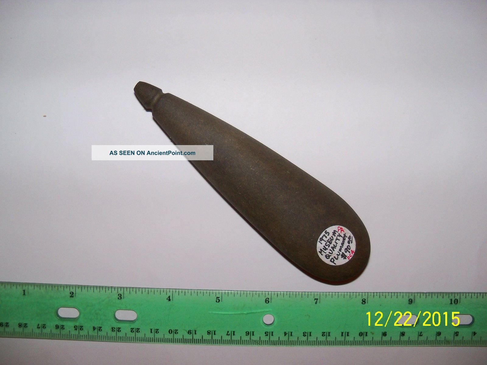 Big Museum Quality Stone Plummet Arrowheads Indian Artifacts Fossils Spear Axe Primitives photo