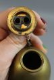 Pair Antique 1840s Brass Whale Oil Lamps W/ Burners,  Nr Primitives photo 7