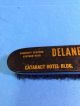 Advertising Clothes Brush Delaney ' S Cataract Hotel Sioux Falls Sd Antique 1920s Other Antique Home & Hearth photo 3